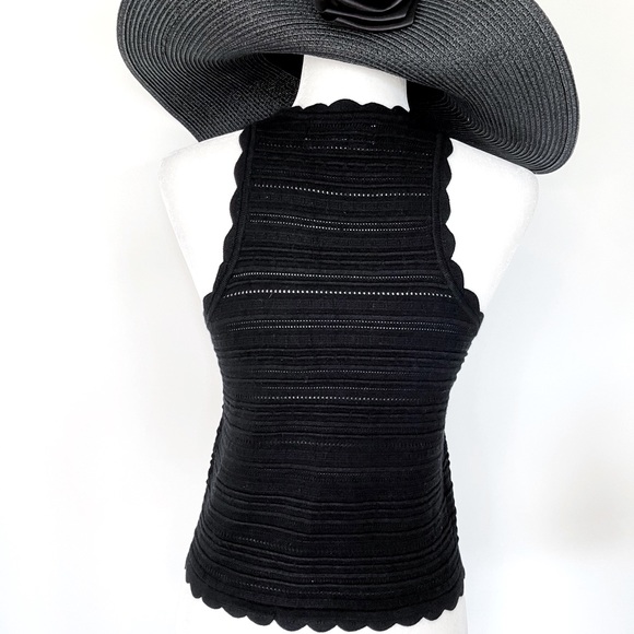 NWT DH NewYork Jodi Crochet Black Tank - Picture 4 of 7